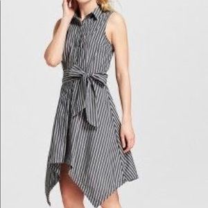 WhoWhatWear striped tank shirtdress